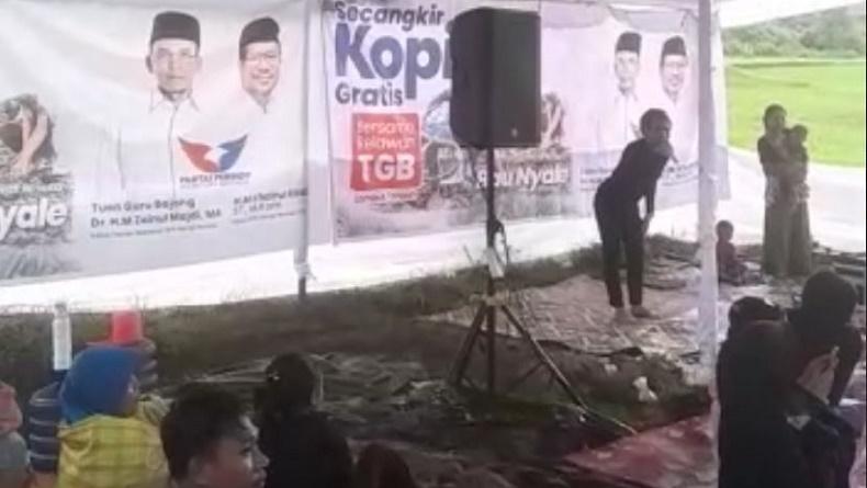 Partai Perindo NTB Ramaikan Festival Pesona Bau Nyale, Sediakan Kopi Gratis untuk Warga