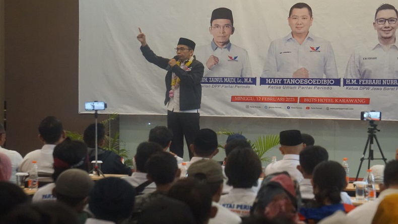 TBG Zainul Majdi Minta Bacaleg Perindo Fokus Kerja Politik untuk Kesajahteraan Rakyat