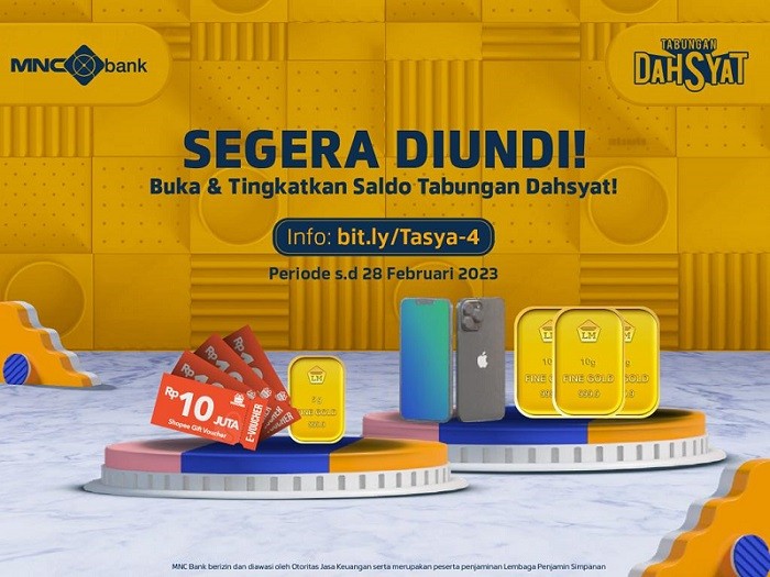  MNC Bank Segera Gelar Undian Tabungan Dahsyat Periode XI   
