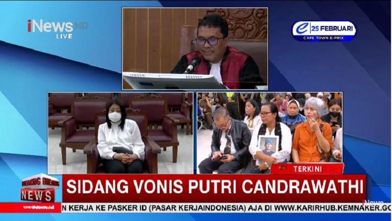 Ekspresi Muram Putri Candrawathi Divonis 20 Tahun Penjara
