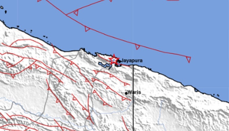 Gempa Terkini Magnitudo 2,7 Guncang Jayapura, Kedalaman 9 Km
