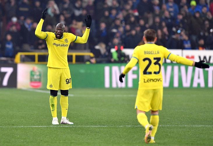 Inter Milan Gagal Menang, Lukaku dan Barella Bertengkar di Lapangan