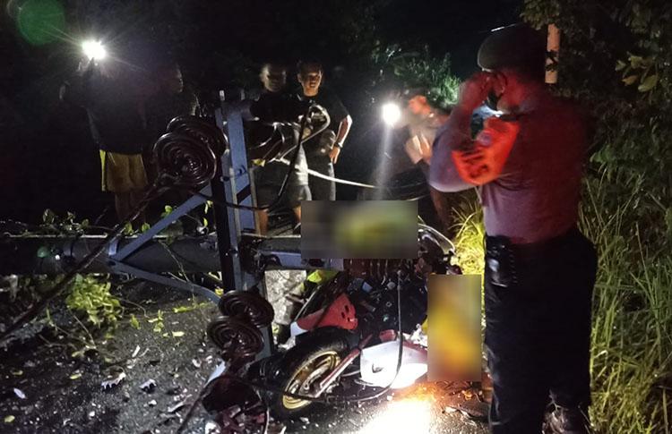 Tragis, Pemotor di Kulonprogo Tewas Tertimpa Tiang Listrik yang Ambruk