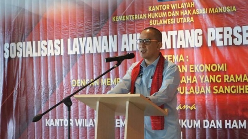 Kemenkumham Sulut: Warga Tidak Perlu Ragu Daftar Perseroan Perorangan