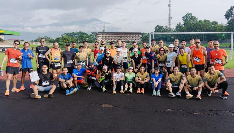 Ketua DPW Partai Perindo Jateng Sapa Konstituen sambil Lari Pagi 10 K di Purwokerto