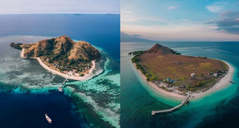 Cantiknya Pulau Kanawa, Surga Kecil di Flores dengan Pemandangan Air Laut Bergradasi