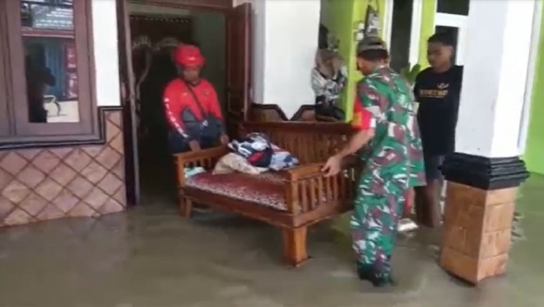 3 Desa di Mojokerto Terendam Banjir Luapan Sungai Lamong, Begini Kondisinya