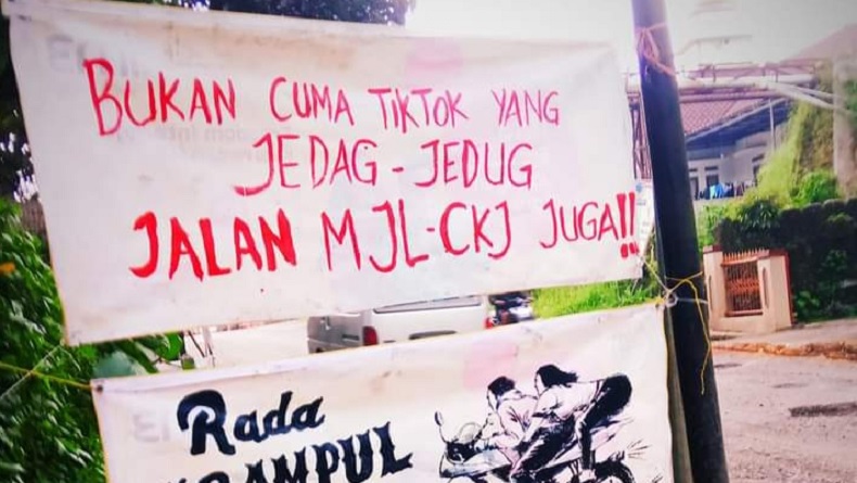 Protes Jalan Rusak, Warganet Sebut Bisa Jedag-jedug di Jalan Raya Majalengka