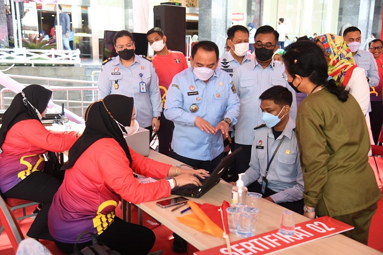 7.076 Pegawai Kemenkumham Terima Suntikan Vaksin Booster Kedua