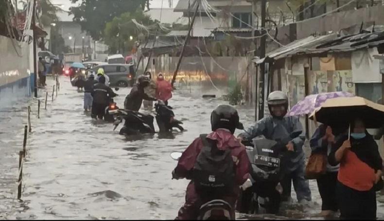 Hujan Deras, Sejumlah Wilayah di Kota Tangerang Banjir