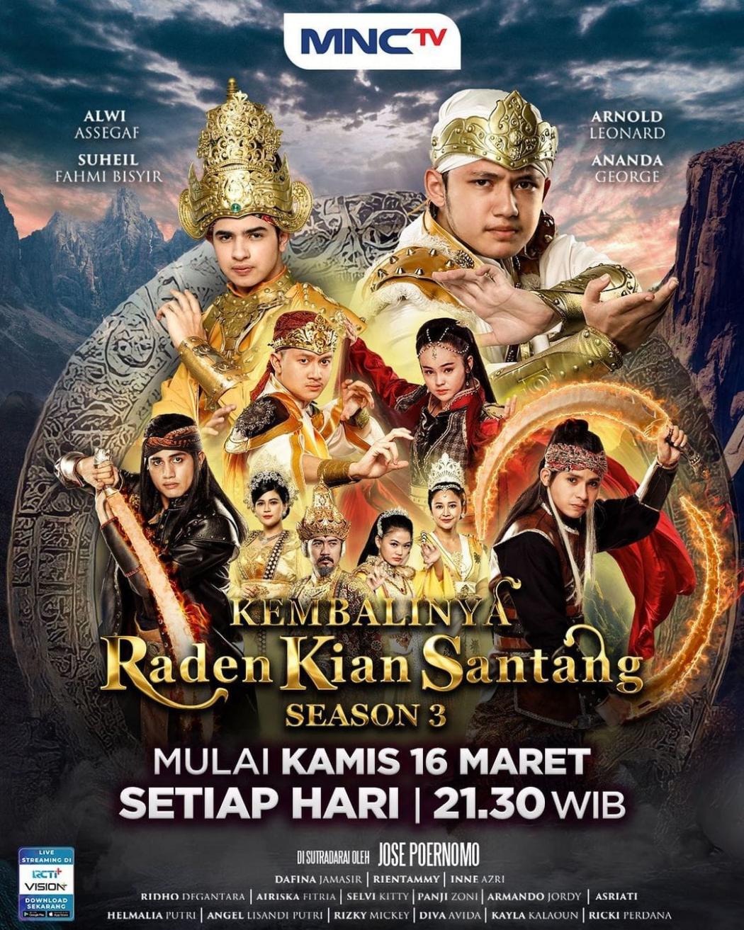 Sinetron Kolosal terbaik, Kembalinya Raden Kian Santang Season 3 Segera di MNCTV
