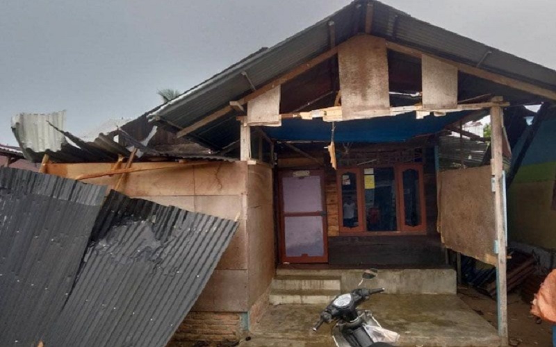 13 Rumah di Aceh Timur Rusak Diterjang Puting Beliung, Tidak Ada Korban Jiwa