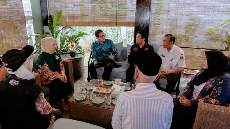 Sandiaga Uno Ajak Masyarakat Sukseskan Coklit Digital Pemilu 2024