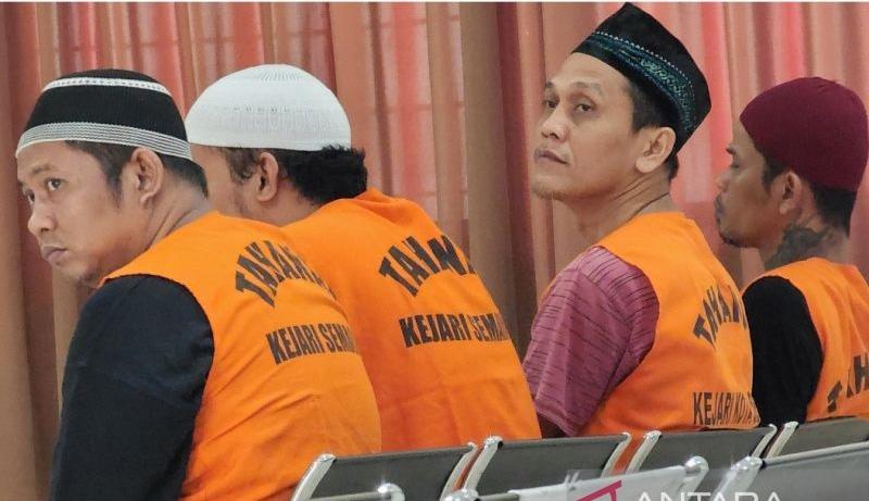 4 Eksekutor Percobaan Pembunuhan Istri Anggota TNI  di Semarang Dituntut 18 Tahun Penjara