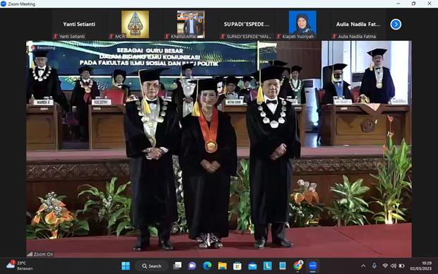 Puji Lestari, Profesor Pertama FISIP UPN Veteran Yogyakarta 