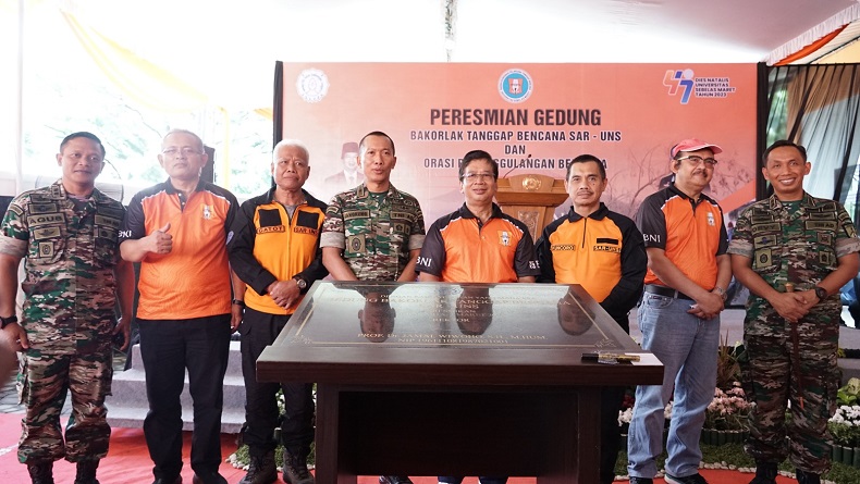 Gedung Bakorlak Tanggap Bencana SAR-UNS Diresmikan
