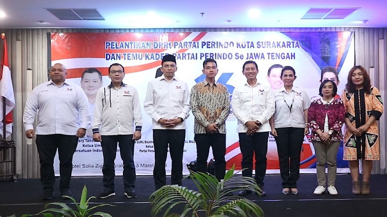 Dr TGB HM Zainul Majdi Hadiri Pelantikan DPRt Partai Perindo Kota Surakarta