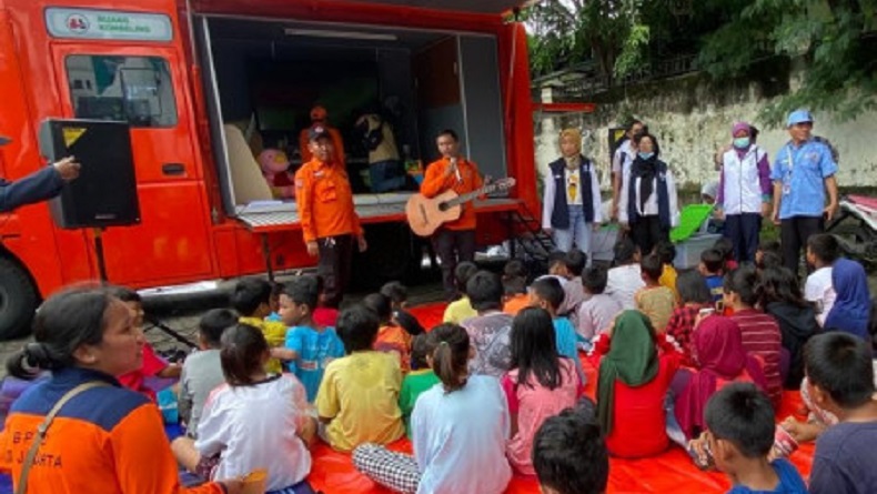 Cegah Anak-anak Trauma Pasca-Kebakaran Plumpang, BPBD DKI Buka Layanan Psikososial