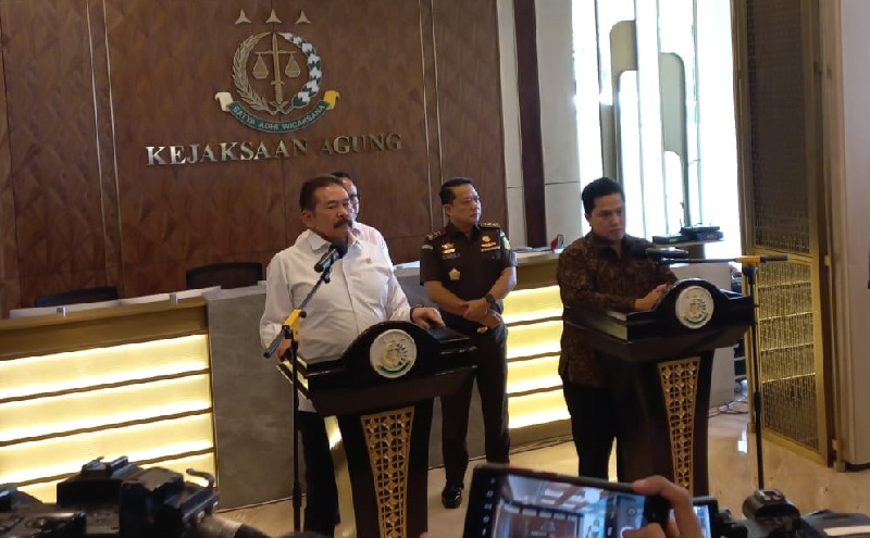 Erick Thohir Laporkan Dugaan Kasus Korupsi Baru di BUMN, Jaksa Agung: Ini Cukup Menarik