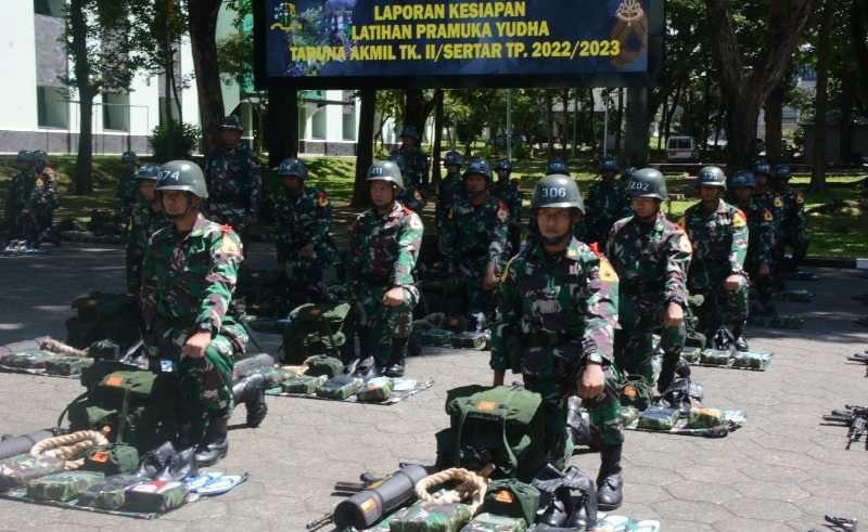  Gubernur Akmil Sebut Pramuka Yudha untuk Evaluasi Tingkat Kemampuan Taruna