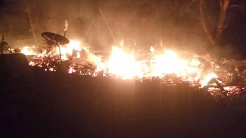 Rumah Panggung di Agrabinta Cianjur Ludes Terbakar, Penghuni Tewas Terjebak Api