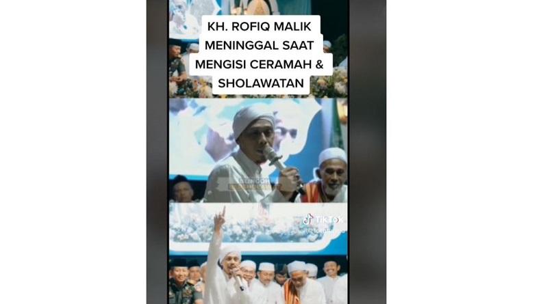KH Rofiq Malik Wafat saat Mengisi Pengajian dan Selawat