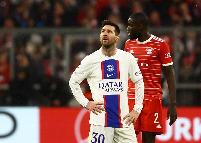 Kasihan! Begini Ekspresi Lionel Messi usai PSG Tersingkir dari Liga Champions