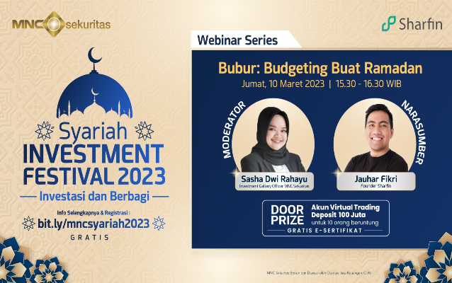 Yuk Daftar Webinar Syariah Investment Festival 2023 Bubur: Budgeting Buat Ramadan!