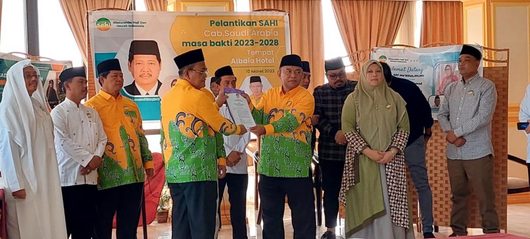 Pengurus Arab Saudi Dilantik, Ketum SAHI: Sukseskan Pemilu 2024 untuk Indonesia Sejahtera