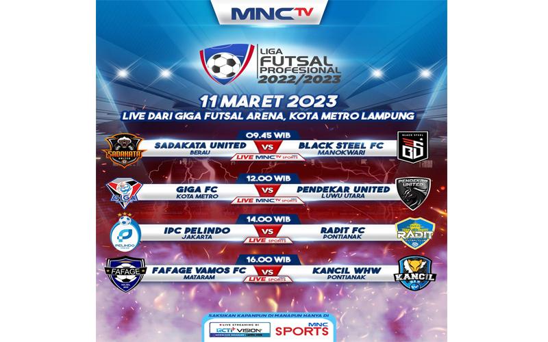 Liga Futsal Profesional Sabtu 11 Maret Besok, Ada Ricardinho Dkk Beraksi di MNCTV