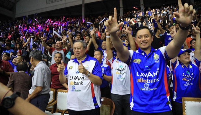 Momen SBY Selebrasi usai Jakarta LavAni Lolos Final Proliga 2023