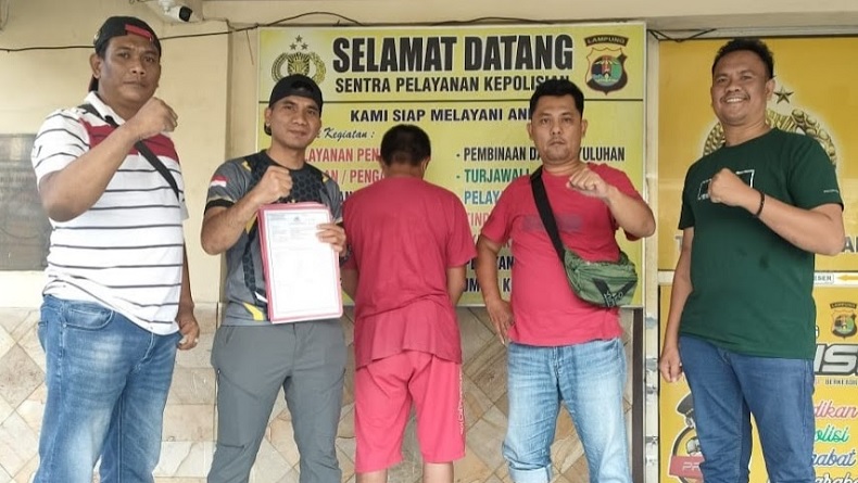 Gelapkan Motor Teman, Pria di Lampung Tengah Ditangkap Polisi