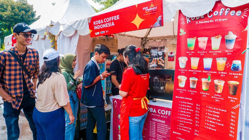 Ayomakan Manjakan Penonton Konser SOL, Tinggal Scan untuk Pesan Makan