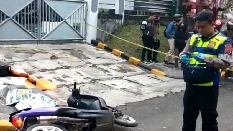 Polisi Olah TKP Kasus Pengendara Motor Tewas Tabrak Gerobak di Cianjur, Ini Hasilnya