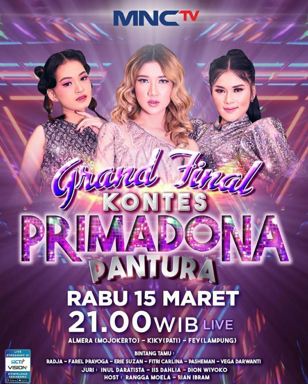 3 Finalis Berebut Mahkota Juara di Grand Final Primadona Pantura MNCTV