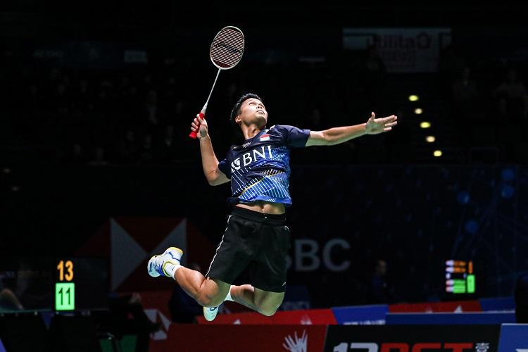 Hasil Indonesia Open 2023: Terlalu Perkasa! Anthony Ginting Libas Vittinghus Dua Gim Langsung