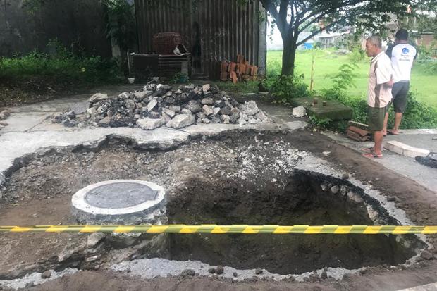 Ternyata Ini Penyebab Amblasnya Jalan Ateka Timur di Bangunharjo Sewon 