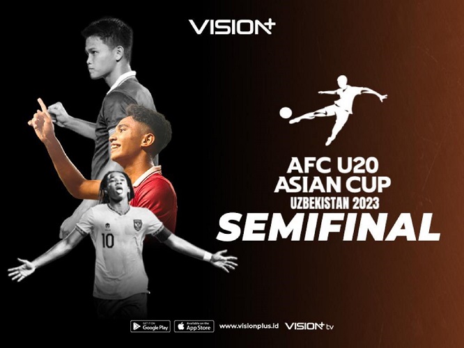 Saksikan Semifinal Piala Asia U-20 2023 di Vision+, Ini Jadwalnya