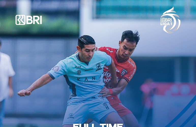 Hasil Liga 1: Alot! Duel Bali United Vs Madura United Imbang 1-1