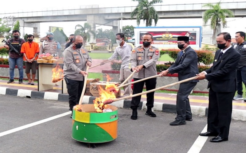 Kapolda Sumsel Sebut Narkoba Sudah Masuk Pedesaan, Perkebunan dan Pertambangan 