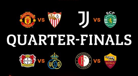 Hasil Drawing Perempat Final Liga Europa: Man United Vs Sevilla, Juventus Lawan Sporting CP