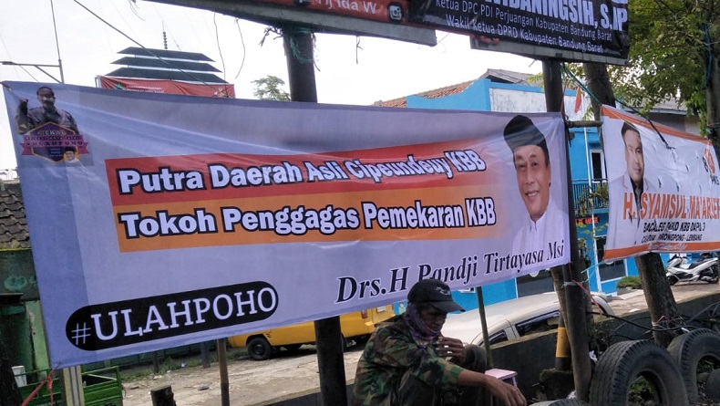 Spanduk Wakil Bupati Serang Bertebaran di KBB, Ada Sinyal Maju di Pilkada?