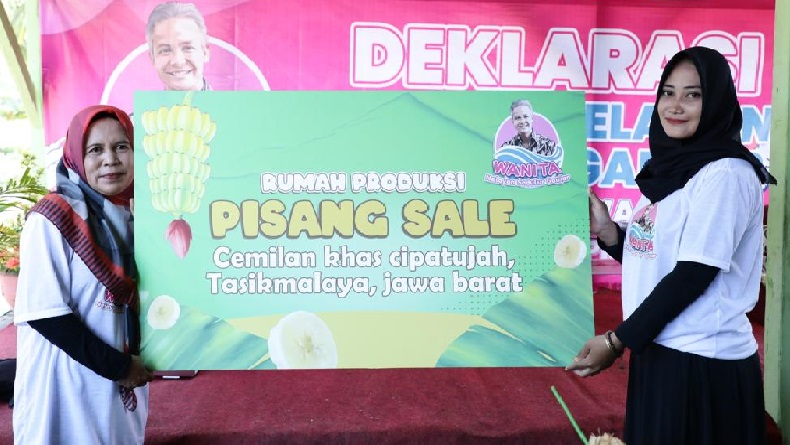 Bantu Ekonomi Masyarakat, WNSG Bangun Rumah Produksi Pisang Sale di Tasikmalaya