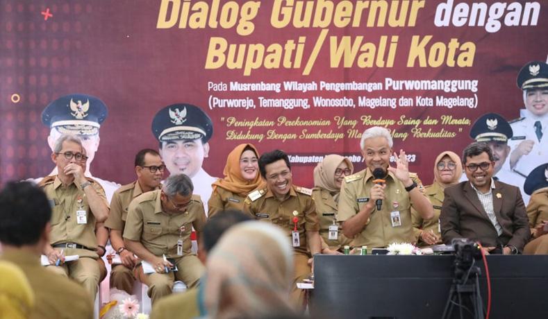 Marak Galian C Ilegal di Lereng Gunung Sindoro, Ganjar: Yang Tidak Izin Disikat Saja!