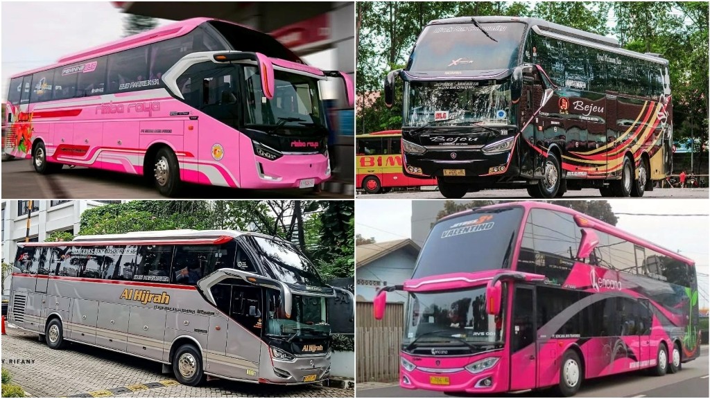 5 PO Bus asal Jepara, Ada yang Berwarna Pink Kini Dikelola Rian Mahendra