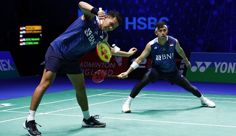Absen di Swiss Open 2023, Fajar Alfian Gelar Latihan di Inggris untuk Spain Masters 2023