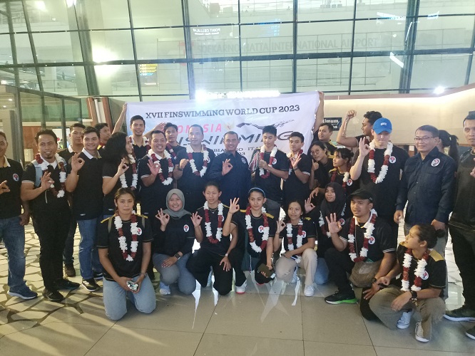 Indonesia Raih 4 Emas Finswimming World Cup 2023 di Italia 