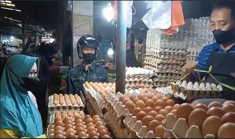 Jelang Ramadhan, Harga Telur dan Cabai di Pasar Gusher Tarakan Naik Signifikan