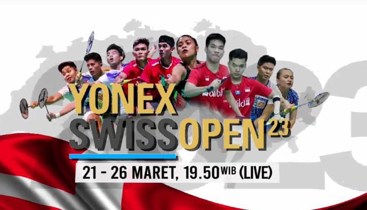 Wakil Indonesia Ramaikan Swiss Open 2023, Saksikan Aksinya di Semifinal dan Final LIVE di iNews