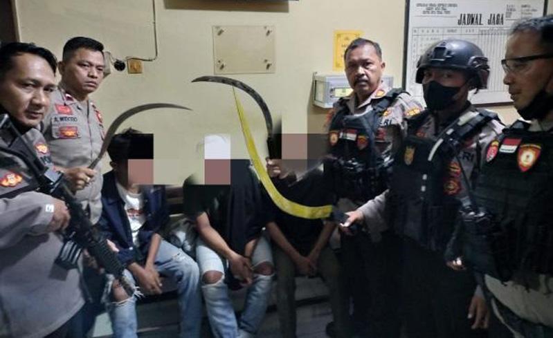 Bawa Celurit dan Gergaji Es Batu, 9 Remaja di Tegal Ditangkap Polisi